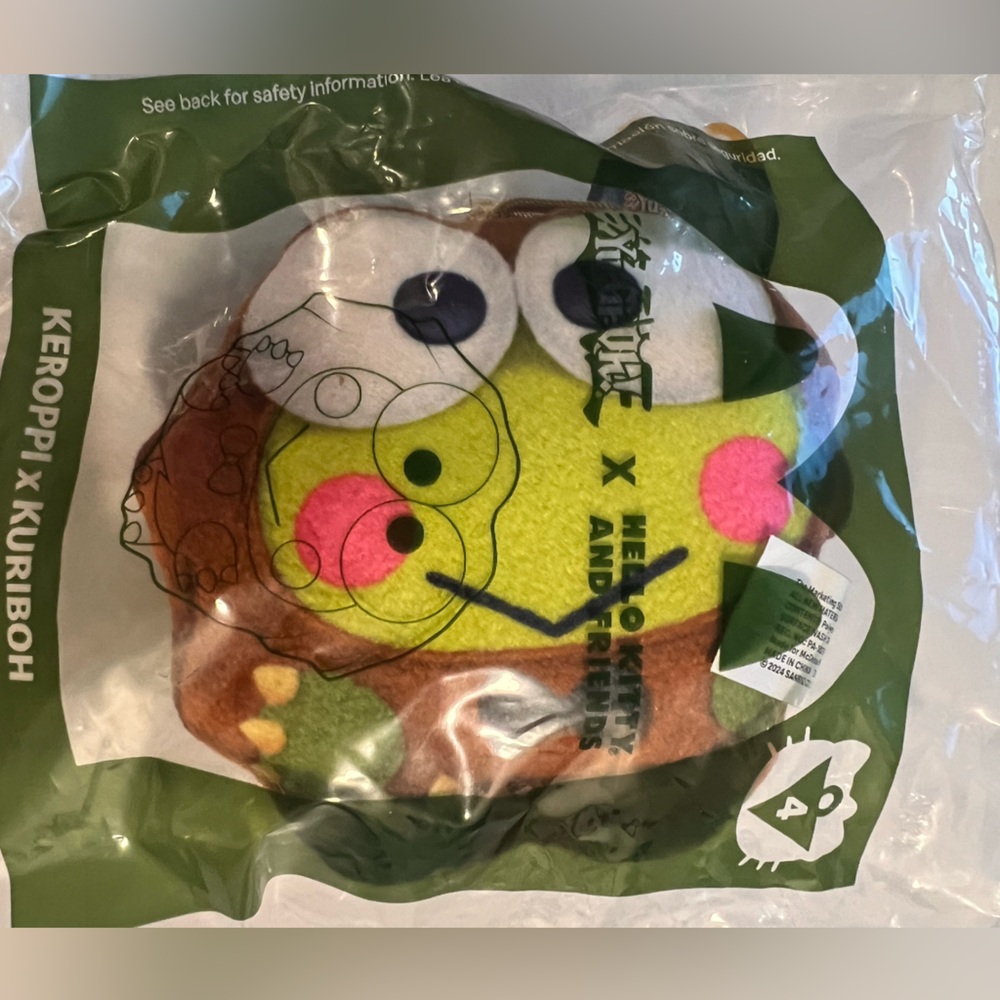 NWT McDonald’s Yu-Gi-Oh X Hello Kitty and Friends| Keroppi X Kuriboh Toy #4